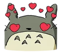 😍 emoji Tonari no Totoro Telegram sticker 15 of 40