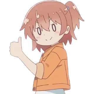 Sticker from @anime_stickerr Хината