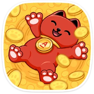 🤑 emoji Котик Дзынь @stickers_vk Telegram sticker 11 of 16
