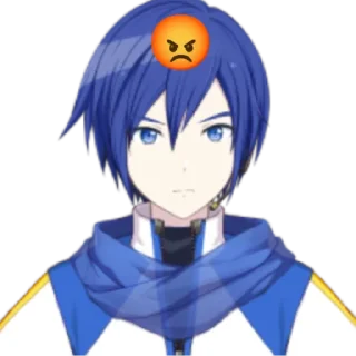 😡 emoji синий ушлепок Telegram sticker 7 of 17