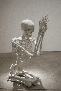 🙏 emoji Skeleton Telegram sticker 23 of 29