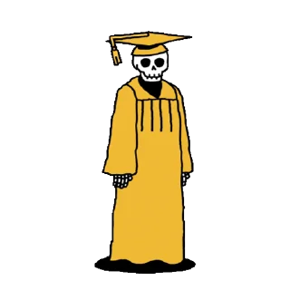 👋 emoji Skeleton @stickerstgrm Telegram sticker 5 of 25