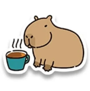 🌟 emoji Капибара Telegram sticker 6 of 24