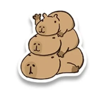 🌟 emoji Капибара Telegram sticker 10 of 24