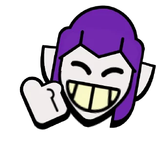 👍 emoji Mortis Pins @BrawlStarsStik Telegram sticker 5 of 39