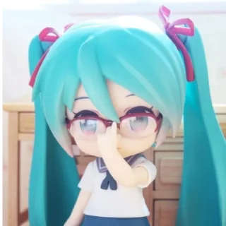 🤔 emoji Hatsune Miku-@Kucheriavka Telegram sticker 5 of 26