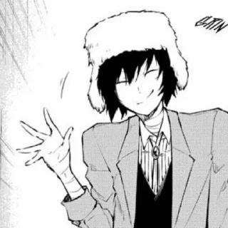 ☠️ emoji Dazai Osamu Telegram sticker 24 of 30