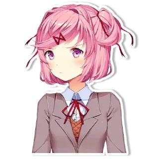 😐 emoji 𝒩𝒶𝓉𝓈𝓊𝓀𝒾 𝒹𝒹𝓁𝒸 💓 Telegram sticker 5 of 46