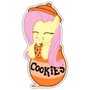 🍪 emoji Fluttershy by @kalsertlt Telegram sticker 18 of 115