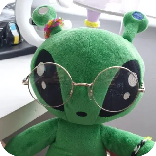 👓 emoji ° ༘  Alien ikea🛸 𖦹⋆｡° Telegram sticker 5 of 83