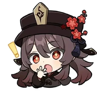 🦁 emoji Hu tao Telegram sticker 21 of 46