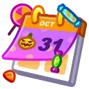 🗓 emoji Desk Calendar | @Gift_Alerts Telegram sticker 10 of 100