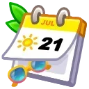 🗓 emoji Desk Calendar | @Gift_Alerts Telegram sticker 7 of 100