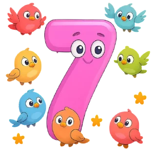 👍 emoji Цифры :: @mir_detstva_tg Telegram sticker 8 of 10
