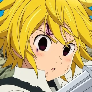 🌟 emoji Мелиодас -> @animebotsa Telegram sticker 15 of 32
