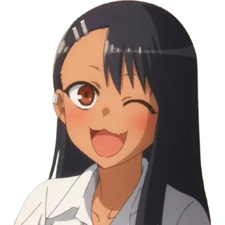 😉 emoji Nagatoro Telegram sticker 6 of 36