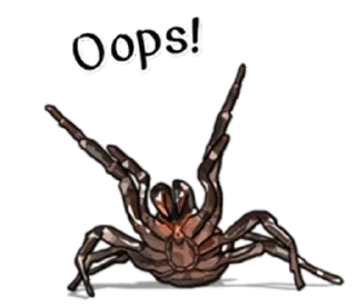 😢 emoji Spiders Time @stickersb2b Telegram sticker 5 of 38