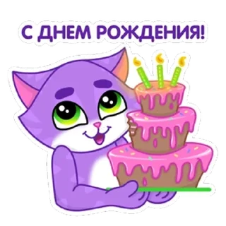 🎂 emoji Котик от СберМегаМаркет Telegram sticker 12 of 20