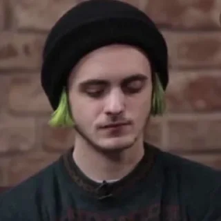 😞 emoji КИРЮША БЛЕДНЫЙ Telegram sticker 17 of 20