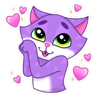 😍 emoji Котик от СберМегаМаркет Telegram sticker 15 of 20