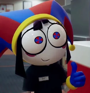 👍 emoji Bellamuni Digital Circus Telegram sticker 24 of 69