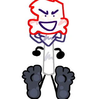 🧸 emoji Пятки Обджектов‼️‼️ Telegram sticker 8 of 18