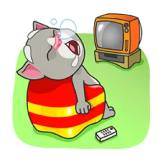 💤 emoji Talking Tom Telegram sticker 8 of 48
