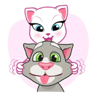 📸 emoji Talking Tom Telegram sticker 21 of 48