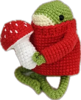 🍄 emoji Лягушонок в свитере Telegram sticker 21 of 25