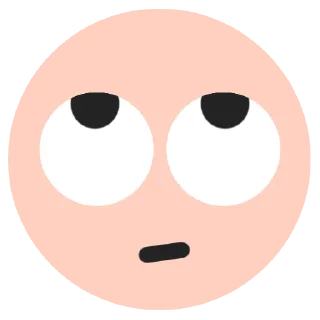 🙄 emoji tiktok emojis Telegram sticker 19 of 46