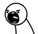 😦 emoji ASDF-Movie Telegram sticker 5 of 71