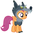 🙂 emoji Pony Halloween Telegram sticker 13 of 54