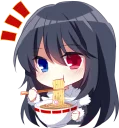 🍜 emoji Bellezza Felutia :: @line_stickers Telegram sticker 8 of 40
