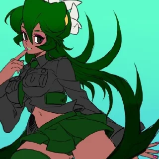 😇 emoji Фукуа от Skullgirls channel ! Telegram sticker 14 of 32