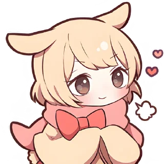 😍 emoji Сладкий зайчик 3 @Nyasticks Telegram sticker 23 of 41