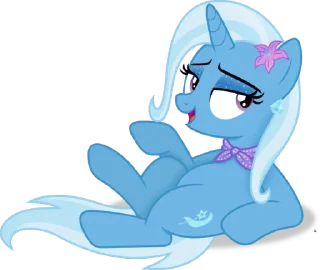 😃 emoji Trixie | @MyLittlePony_bots Telegram sticker 13 of 108