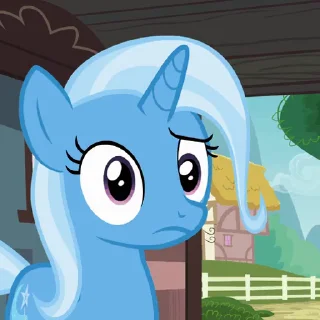 😒 emoji Trixie | @MLP_AnimatedStickers Telegram sticker 16 of 50