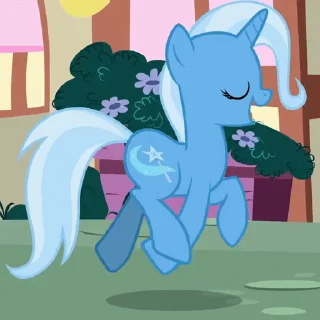 😄 emoji Trixie | @MLP_AnimatedStickers Telegram sticker 6 of 50