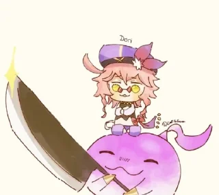 😗 emoji Dori☆genshin Telegram sticker 18 of 41