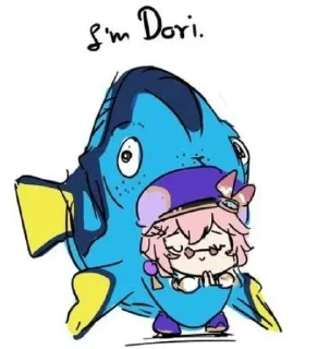 🐟 emoji Dori☆genshin Telegram sticker 8 of 41