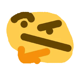 🤔 emoji Эмодзи Telegram sticker 6 of 7