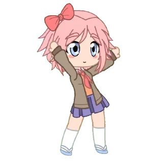 😍 emoji Sayori Telegram sticker 21 of 26