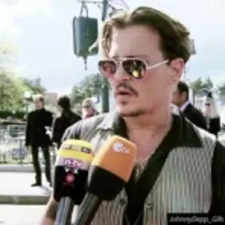 Sticker from Johnny Depp @stickersb2b