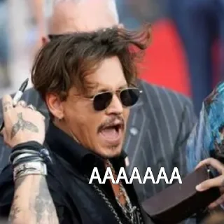 🌚 emoji Johnny Depp🤎 Telegram sticker 19 of 40