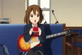 🌮 emoji K-ON! TOP 1 ANIME ❤️❤️❤️ @Evilgan Telegram sticker 24 of 50