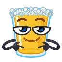 😏 emoji Cheers and Beers Telegram sticker 22 of 25