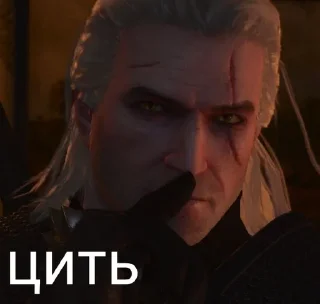 🤫 emoji український відьмак by sheo Telegram sticker 13 of 19