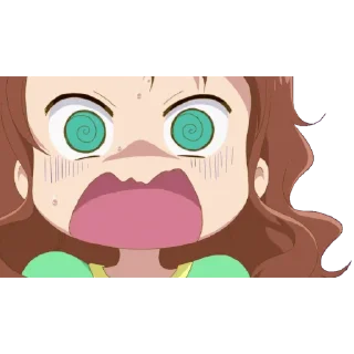 😧 emoji Riko Saikawa Telegram sticker 7 of 12