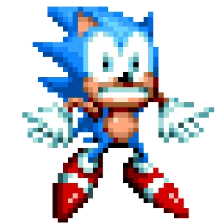 😬 emoji Sonic Mania pack by @sonic_the_hednehog Telegram sticker 9 of 90