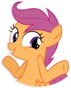 👐 emoji Scootaloo | By @Egor418 Telegram sticker 18 of 82